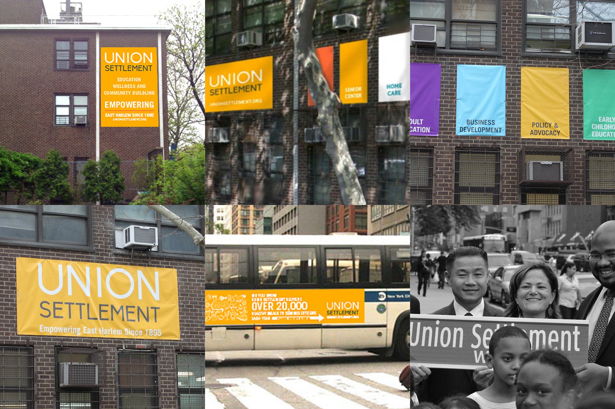 Union Settlement signage